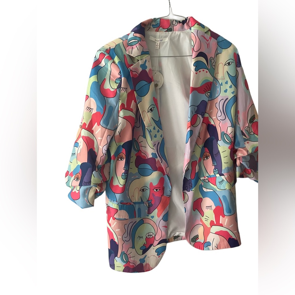 Brand new abstract blazer